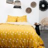 Parure de lit housse de couette avec taies d'oreiller 100% Coton 57 fils Namib