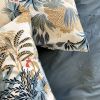 Parure de lit housse de couette avec taies d'oreiller 100% Percale de Coton Bio 80 fils A L'ombre