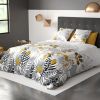 Parure de lit housse de couette avec taies d'oreiller 100% Coton 57 fils Oika Gold