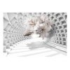 Papier peint intissé 3D et Perspective Flowers in the Tunnel