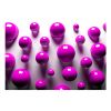 Papier peint intissé 3D et Perspective Purple Balls