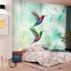 Papier peint intissé Animaux Colourful Hummingbirds (Green)