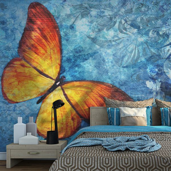 Papier peint intissé Animaux Fiery butterfly
