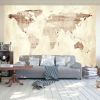 Papier peint intissé Carte du monde Precious map