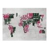 Papier peint intissé Carte du monde World of travel
