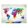 Papier peint intissé Carte du monde The map of happiness