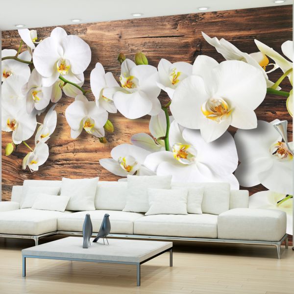 Papier peint intissé Fleurs Forest Orchid