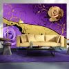 Papier peint intissé Fleurs Double elegance