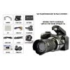 Appareil photo numérique 5MP, HD 720P, Zoom optique 16x, Objectif grand angle