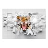 Papier peint intissé Fonds et Dessins Tiger Jump