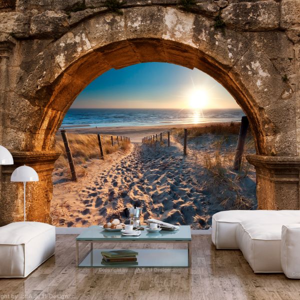 Papier peint intissé Paysages Arch and Beach