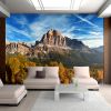 Papier peint intissé Paysages Vue merveilleuse sur les Dolomites