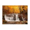 Papier peint intissé Paysages Autumn landscape : waterfall in forest