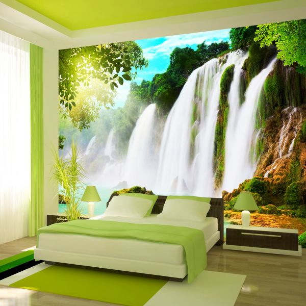 Papier peint intissé Paysages The beauty of nature: Waterfall