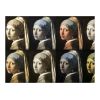 Papier peint intissé Personnes Girl with a pearl earring (Pop art)