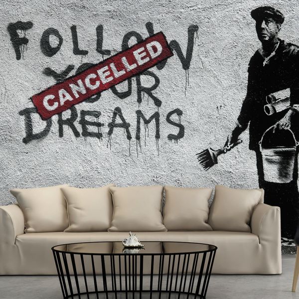 Papier peint intissé Street art Dreams Cancelled (Banksy)