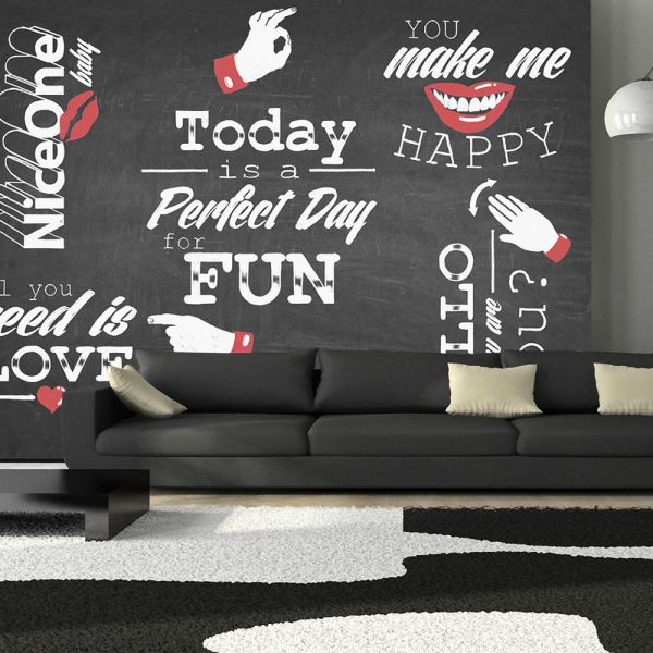 Papier peint intissé Textes Perfect day