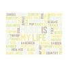 Papier peint intissé Textes Mélange des styles de musique