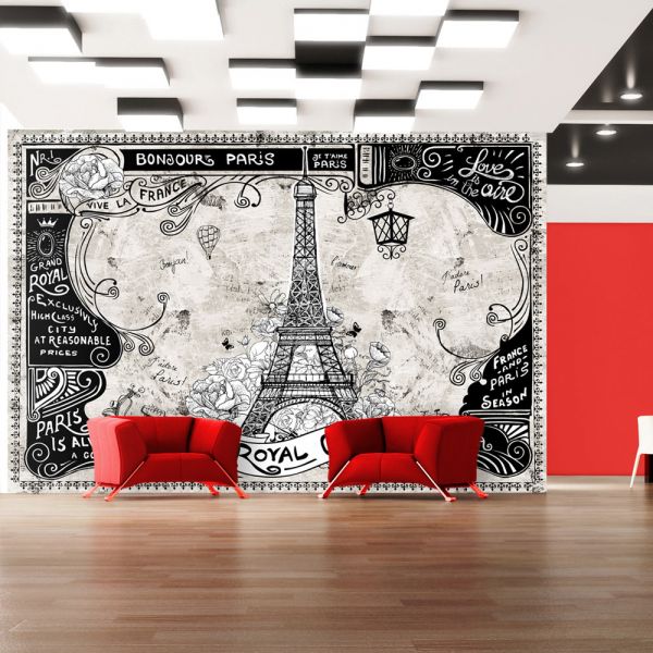Papier peint intissé Ville et Architecture Bonjour Paris