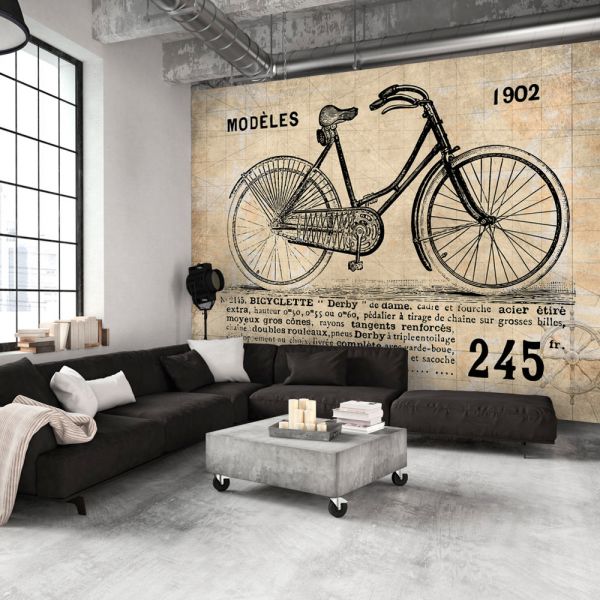 Papier peint intissé Vintage et Retro Vélo ancien