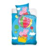 Parure de lit Peppa Pig 100% coton Big Balloon 140x200 cm brille la nuit