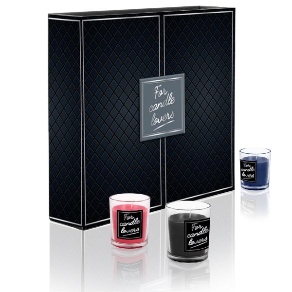 Coffret cadeau 12 bougies parfumées For Candle Lovers