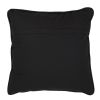 Coussin patchwork noir et blanc déhoussable 40x40 cm