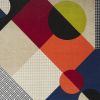 Tapis Patchwork multicolore en coton déco 120 x 170 cm