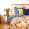 Housse de couette avec taies d'oreiller 100% Polyester 72 gsm Cally