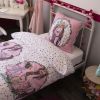 Housse de couette 140x200 + 1 taie d'oreiller 63x63 cm Coton Pegase