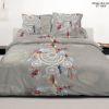 Housse de couette 240x260 + 2 taies d'oreiller 63x63 cm Coton Attreve