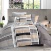 Housse de couette 220x240 + 2 taies d'oreiller 63x63 cm Microfibre Teddy