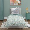 Housse de couette 140x200 + 1 taie d'oreiller 63x63 Coton Bio Promenons-Nous