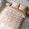 Housse de couette 240x260 + 2 taies d'oreiller 63x63 Microfibre Palmis