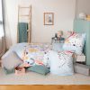 Housse de couette 140x200 + 1 taie d'oreiller 63x63 Coton Catchi