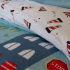 Housse de couette 140x200 + 1 taie d'oreiller 63x63 Coton Travaux