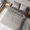 Housse de couette 240x260 + 2 taies d'oreiller 63x63 Coton Monsieur