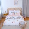 Housse de couette 240x260 + 2 taies d'oreiller 63x63 Coton Secrets