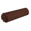 Drap housse 90x190 +25 cm Coton Marron