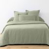 Housse de couette 220x240 cm + 2 taies d'oreiller 65x65 cm Coton Vert