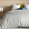 Housse de couette 240x260 cm + 2 taies d'oreiller 65x65 cm Coton Vita