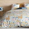 Housse de couette 240x260 cm + 2 taies d'oreiller 65x65 cm Coton Kahana