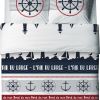 Housse de couette 240x260 cm + 2 taies d'oreiller 65x65 cm Coton Babord