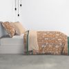 Housse de couette Réversible 220x240 cm + 2 taies d'oreiller 65x65 cm Coton Loni