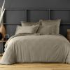 Housse de couette 240x260 Satin de Coton Sable