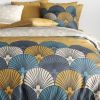 Housse de couette 140x200 cm + 1 taie d'oreiller 63x63 cm Coton Maka
