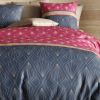 Housse de couette 200x200 cm + 2 taies d'oreiller 63x63 cm Coton Lily