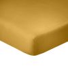 Drap housse 180x200 +25 cm Coton Jaune Safran