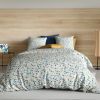 Housse de couette 240x260 cm + 2 taies d'oreiller 63x63 cm Coton Mani