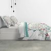 Housse de couette 220x240 cm + 2 taies d'oreiller 63x63 cm Coton Capucine